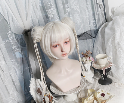 Pippi Palace - Elegant Off-White Short Lolita Wig
