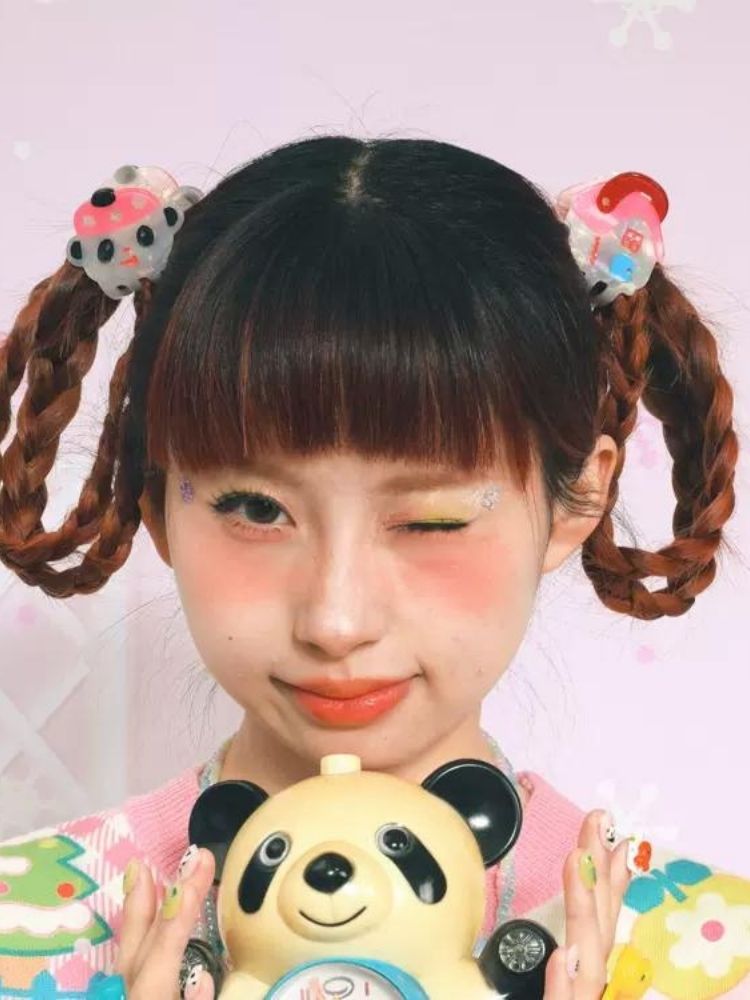 Panda Little House Hair Clip【s0000006118】