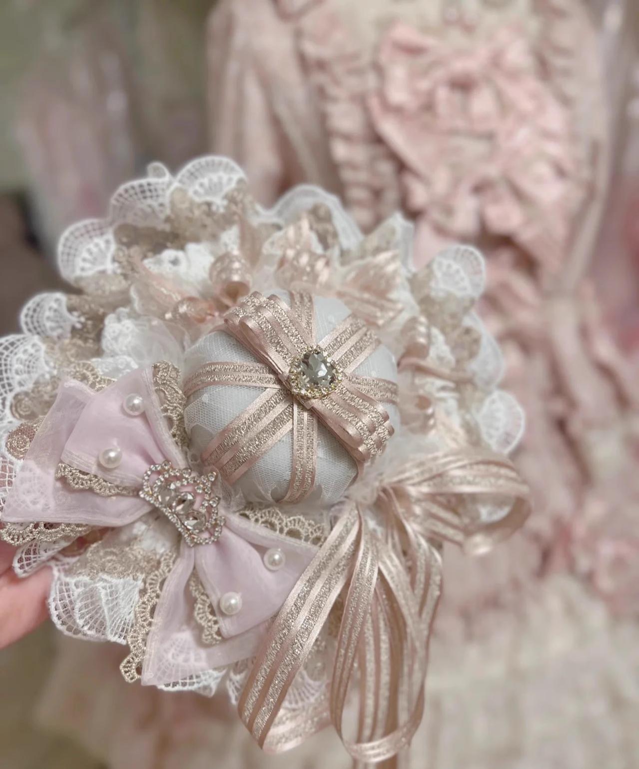 Cheese Cat - Sweet Lolita Cake Top Hat Handmade Lolita Accessory