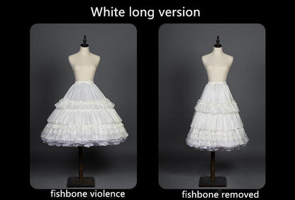 Youpairui - Puffy and Violent Fishbone Clouds Lolita Petticoat