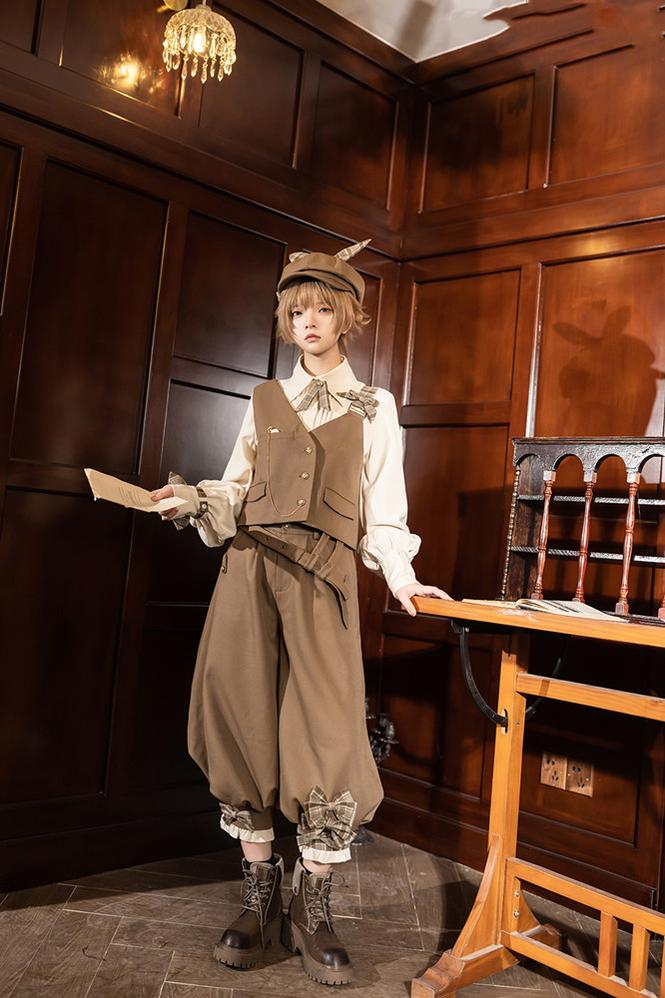 Princess Chronicles - Secret Morning Post - Coffee Retro Ouji Fshion Vest Set