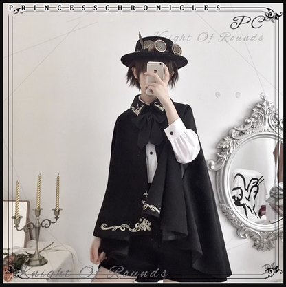 Princess Chronicles - Medieval Ouji Lolita Embroidered Cape
