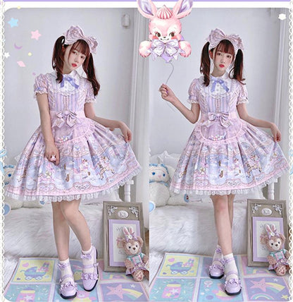 Sheep Puff - Mei Lulu - Lolita Japanese Lace Single Shoes