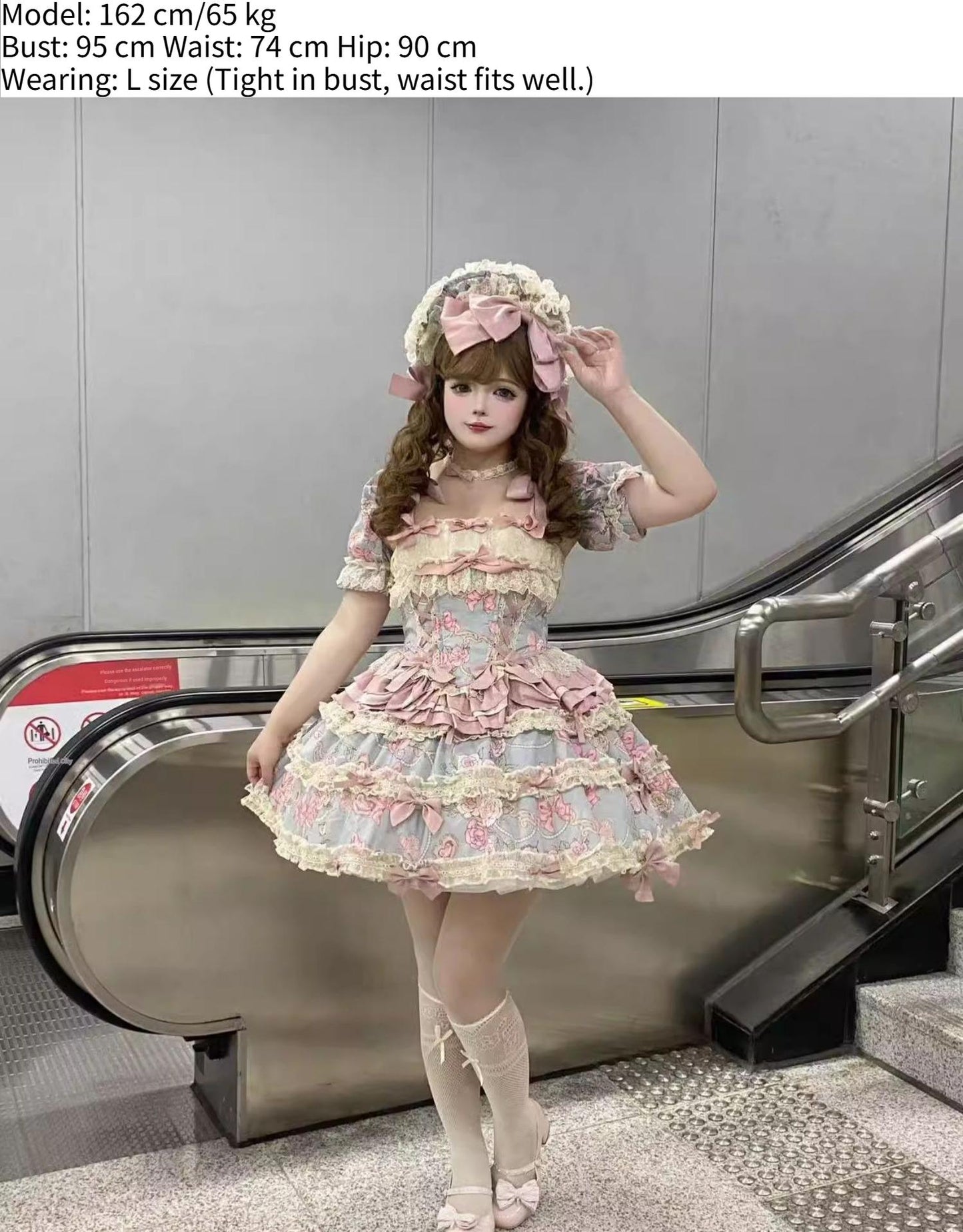 Sweet Wood - Jewel Rose - Plus Size Sweet Lolita Skirt Set in Separate Pieces