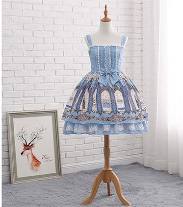 Manyiluo - Elegant Lolita Adjustable Fishbone Pannier