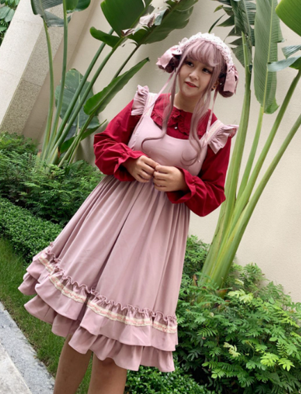 Niu Niu - Plus Size Lolita Blouse Long Sleeve Shirt