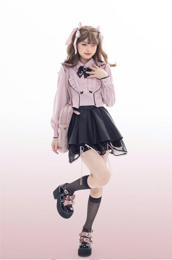 Sheep Puff - Sweet Lolita Heel Punk Platform Shoes