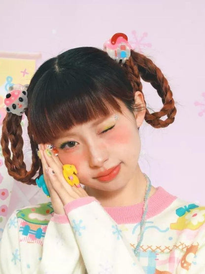 Panda Little House Hair Clip【s0000006118】