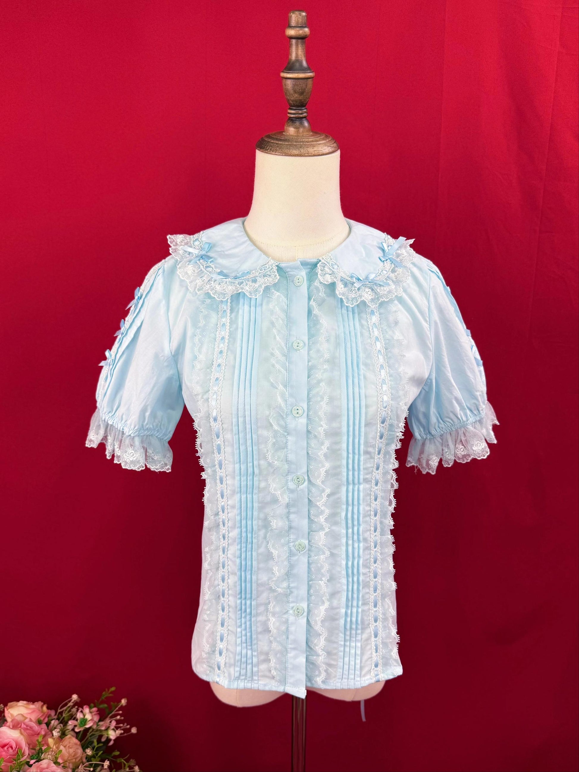 DMFS Lolita - Lanxin Shirt - Cotton Sweet Lolita Lace Blouse