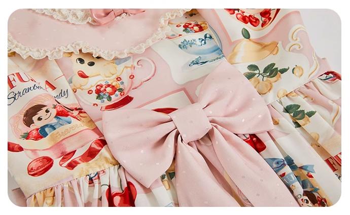 Summer Fairy - IP Collab Kawaii Lolita JSK Shirt Candy Box Hat