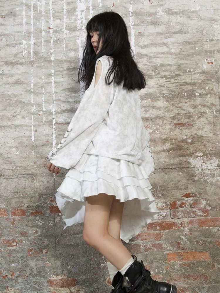 Irregular cake skirt【s0000003210】