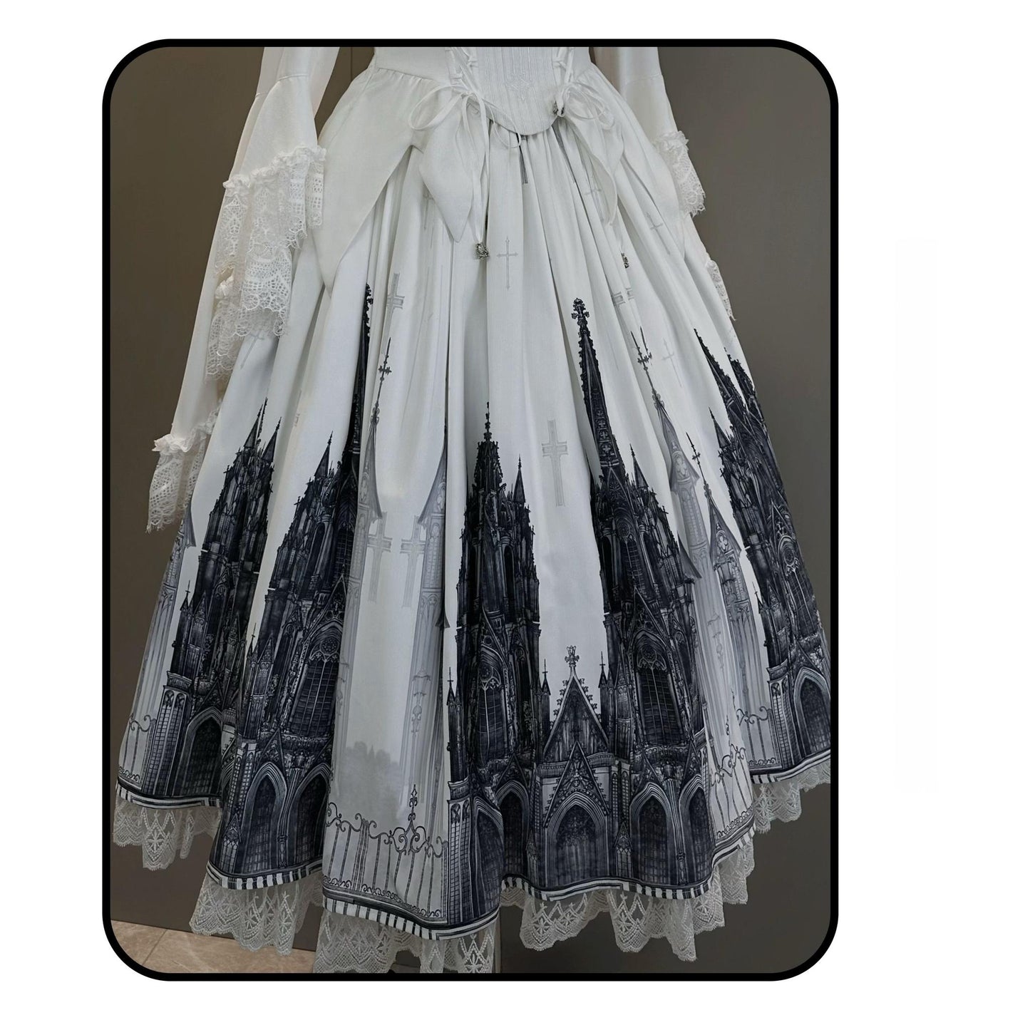 Susin Lolita - Night Traveler - Gothic Lolita Skirt Long Coat Long-Sleeved Shirt and Bustier