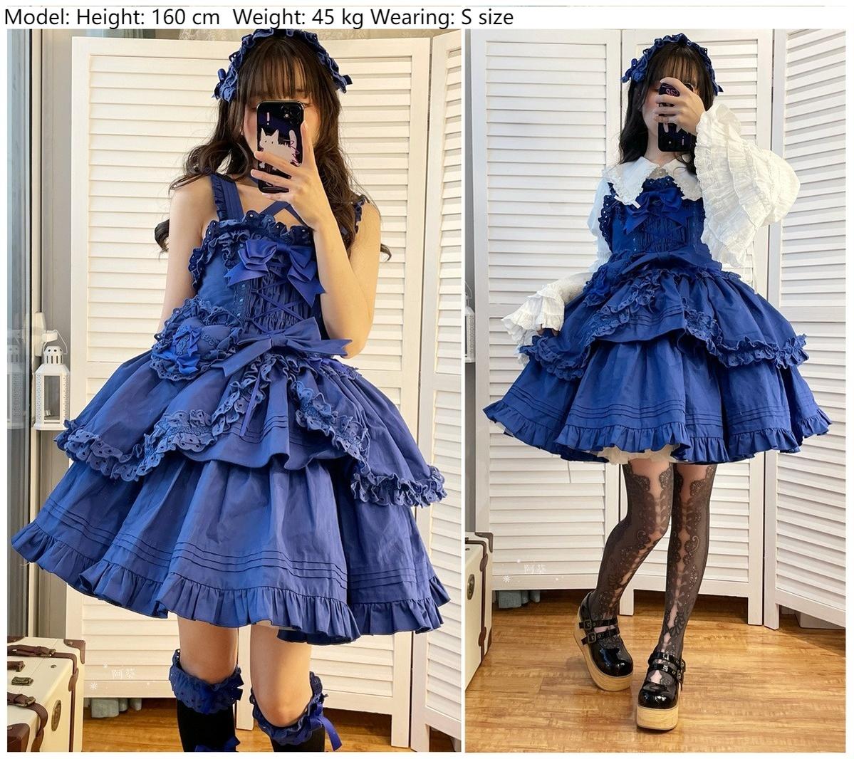 Dark Star Island - Halloween Gothic Lolita JSK Short Lolita Jumper Dress