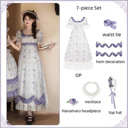 With PUJI - Iris Secret - Twins Lolita Summer Dress, Empire OP, Bodice JSK