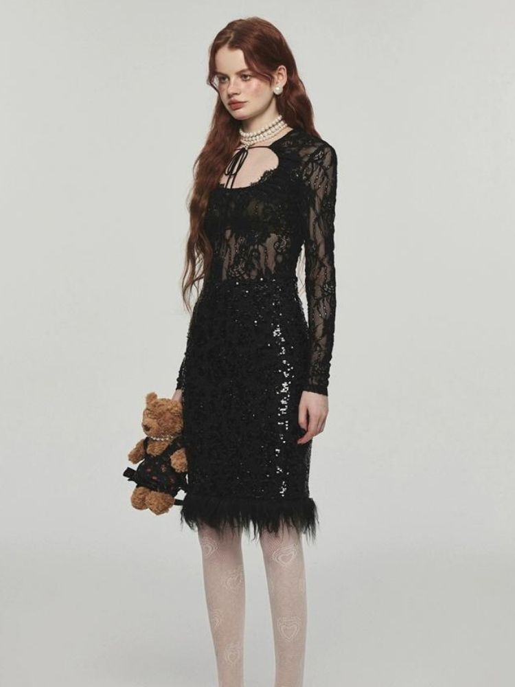 Slim fit long sleeve bottling tops【s0000004107】