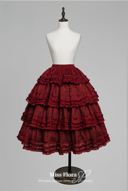 MEEKWIND - Miss Flora - Elegant Lolita Bodice Suit Tiered Skirt