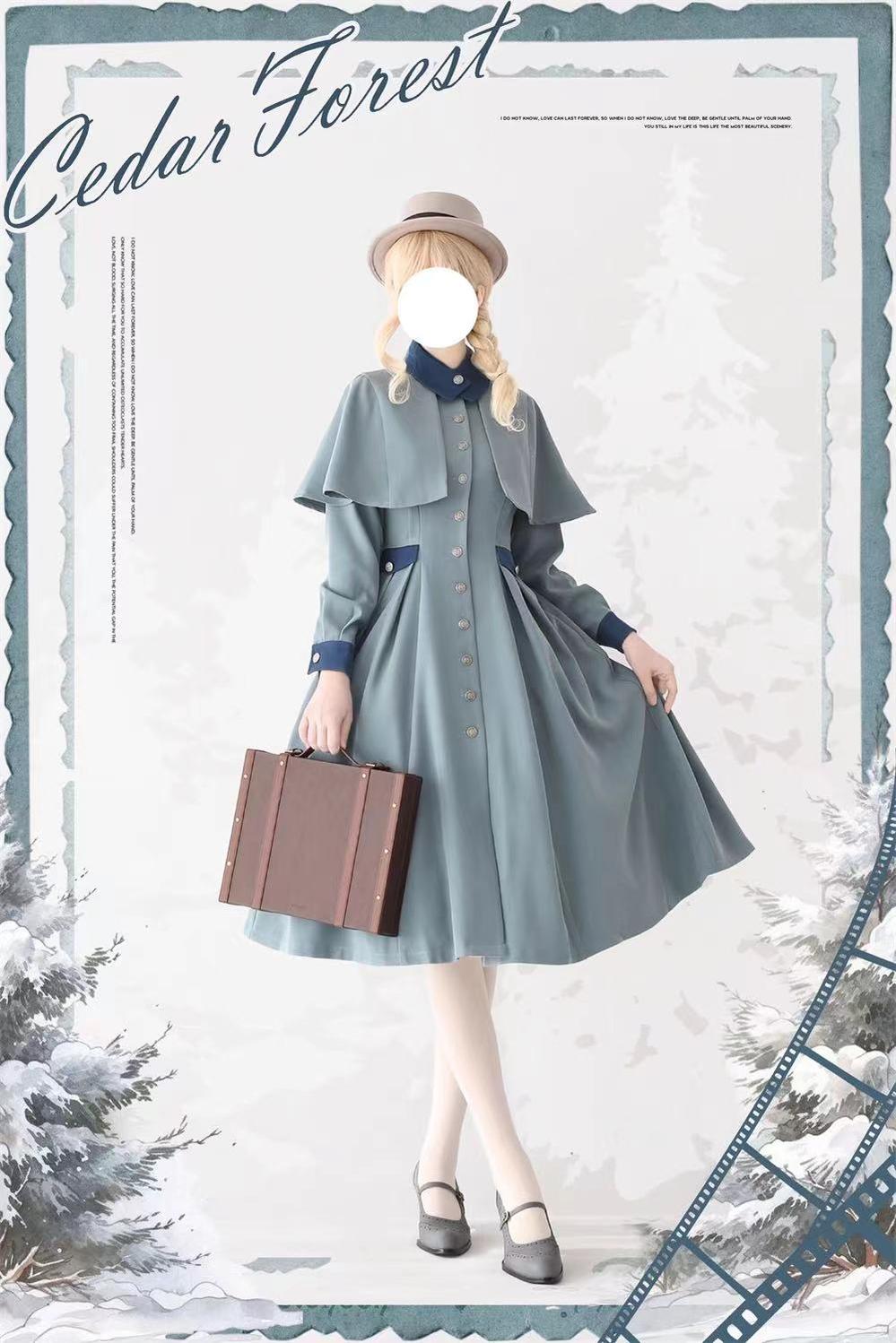 Forest Wardrobe - Elegant Lolita Dress Winter Lolita Coat Dress