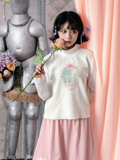 Half turtleneck cotton bottoming shirt 【s0000003604】