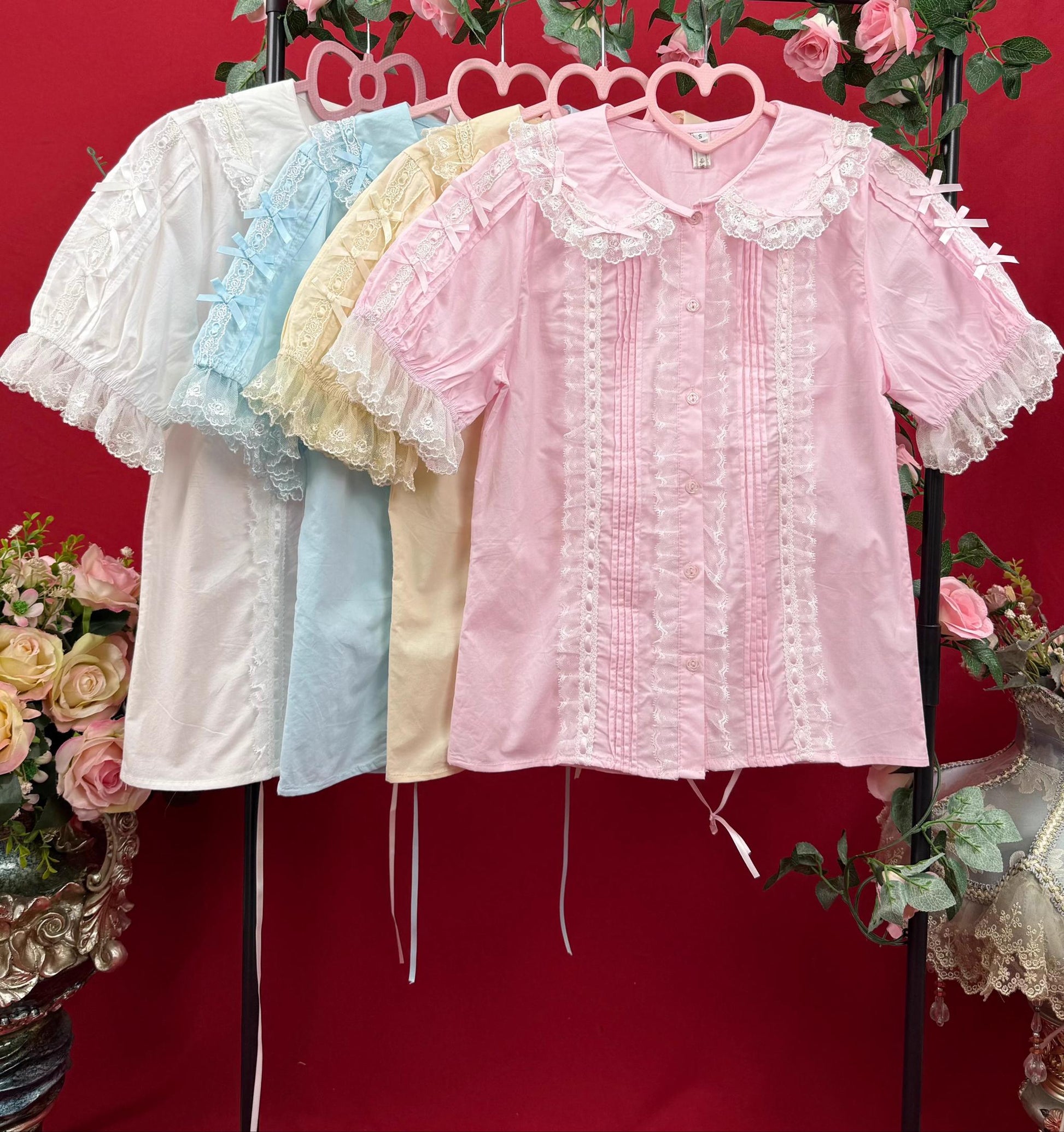 DMFS Lolita - Lanxin Shirt - Cotton Sweet Lolita Lace Blouse