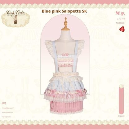 Mademoiselle Pearl - Cup Cake - Sweet Lolita OP Dress Kawaii Lolita JSK SK