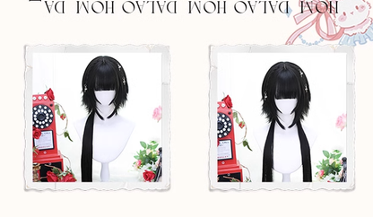 Dalao Home - Moon Night - Lolita Highlights Bang Short Wigs