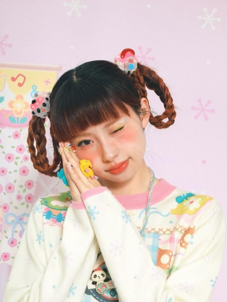 Panda Little House Hair Clip【s0000006118】