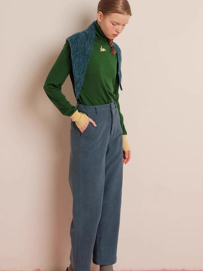 Corduroy Straight 9-minute Pants【s0000006462】