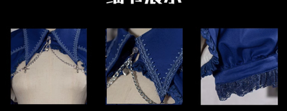 OCELOT - Contract Cross - Gothic Elegant Bubble Sleeve Bolero