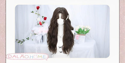Dalao Home - Fallen - Daily Lolita Wigs Cold brown Long Hair
