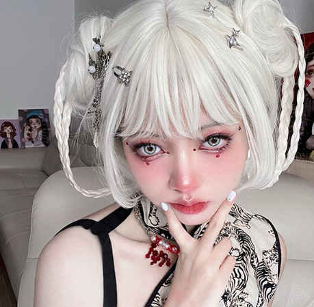 Pippi Palace - Elegant Off-White Short Lolita Wig