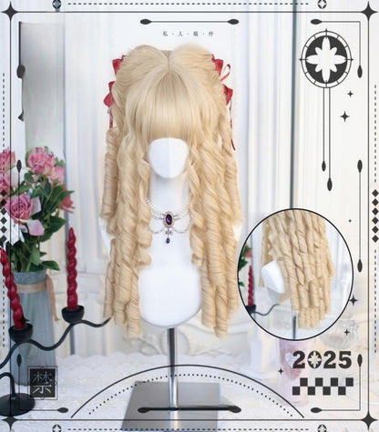 Dalao Home - 50-55 CM Lolita Wig with Retro Roman Curls