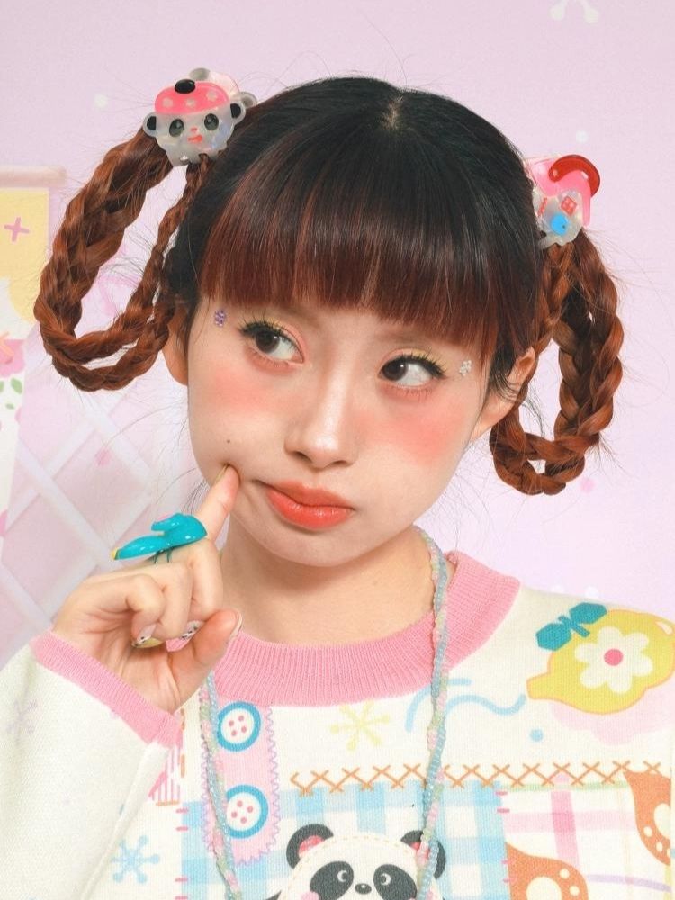 Panda Little House Hair Clip【s0000006118】