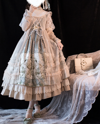 Cat-Romance - A Twilight Feast - Vintage Casual Lolita Summer OP