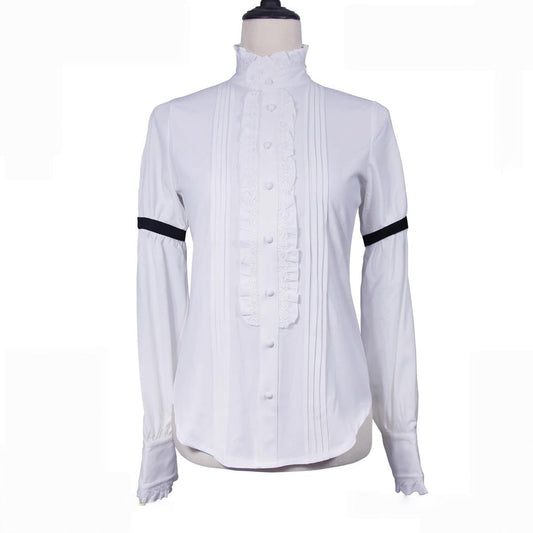 Immortal Thorn - Eternal Rose Knight - Ouji Lolita Long Sleeve Shirt, Stand Collar