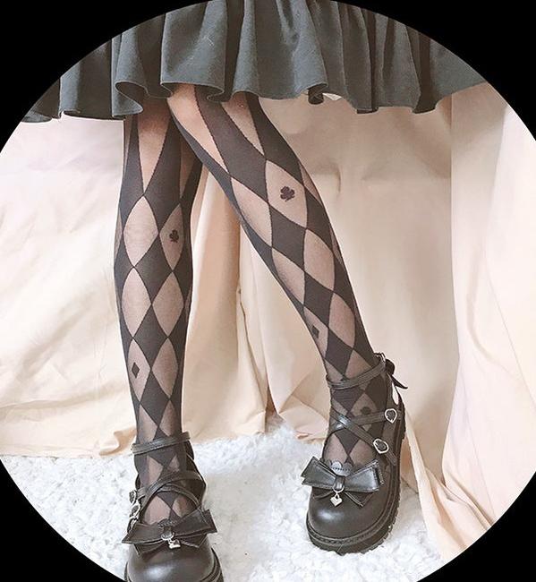 Roji roji - diamond Argyle Lolita Tights