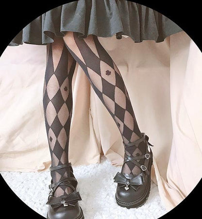 Roji roji - diamond Argyle Lolita Tights