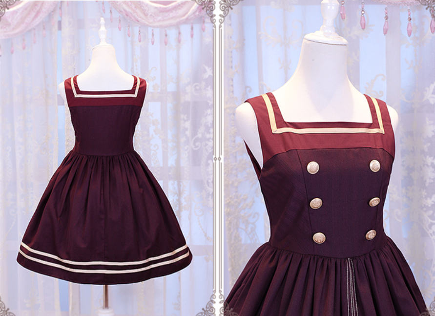 Chess Story - Magic Music School Series Fiddle Embroidery College Style Lolita JSK