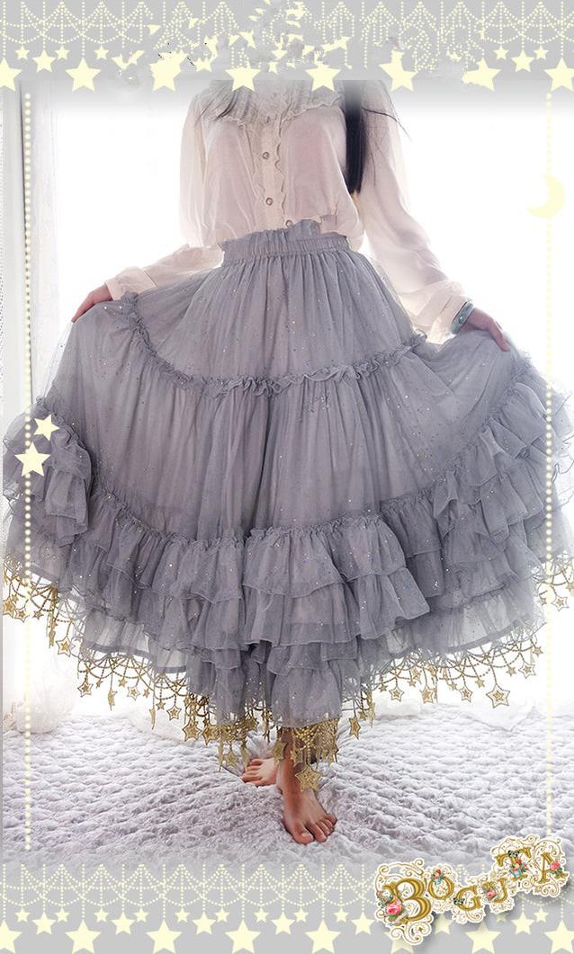 Boguta - Starry Night - 60/70/80cm A-line Lolita Petticoat