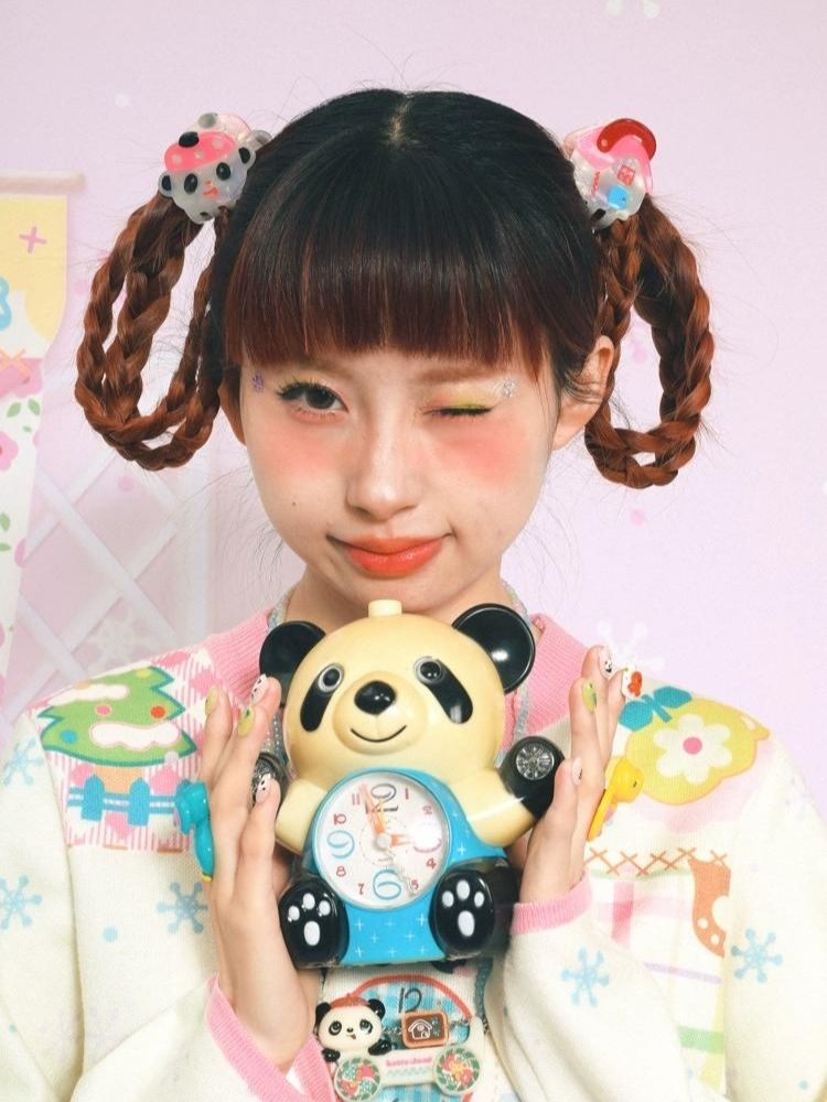 Panda Little House Hair Clip【s0000006118】