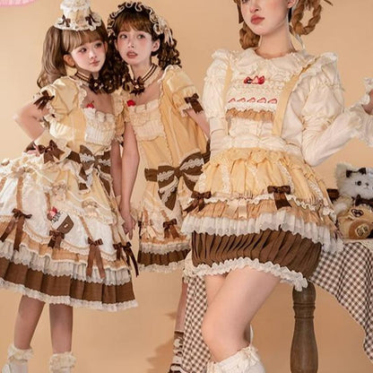 Mademoiselle Pearl - Cup Cake - Sweet Lolita OP Dress Kawaii Lolita JSK SK