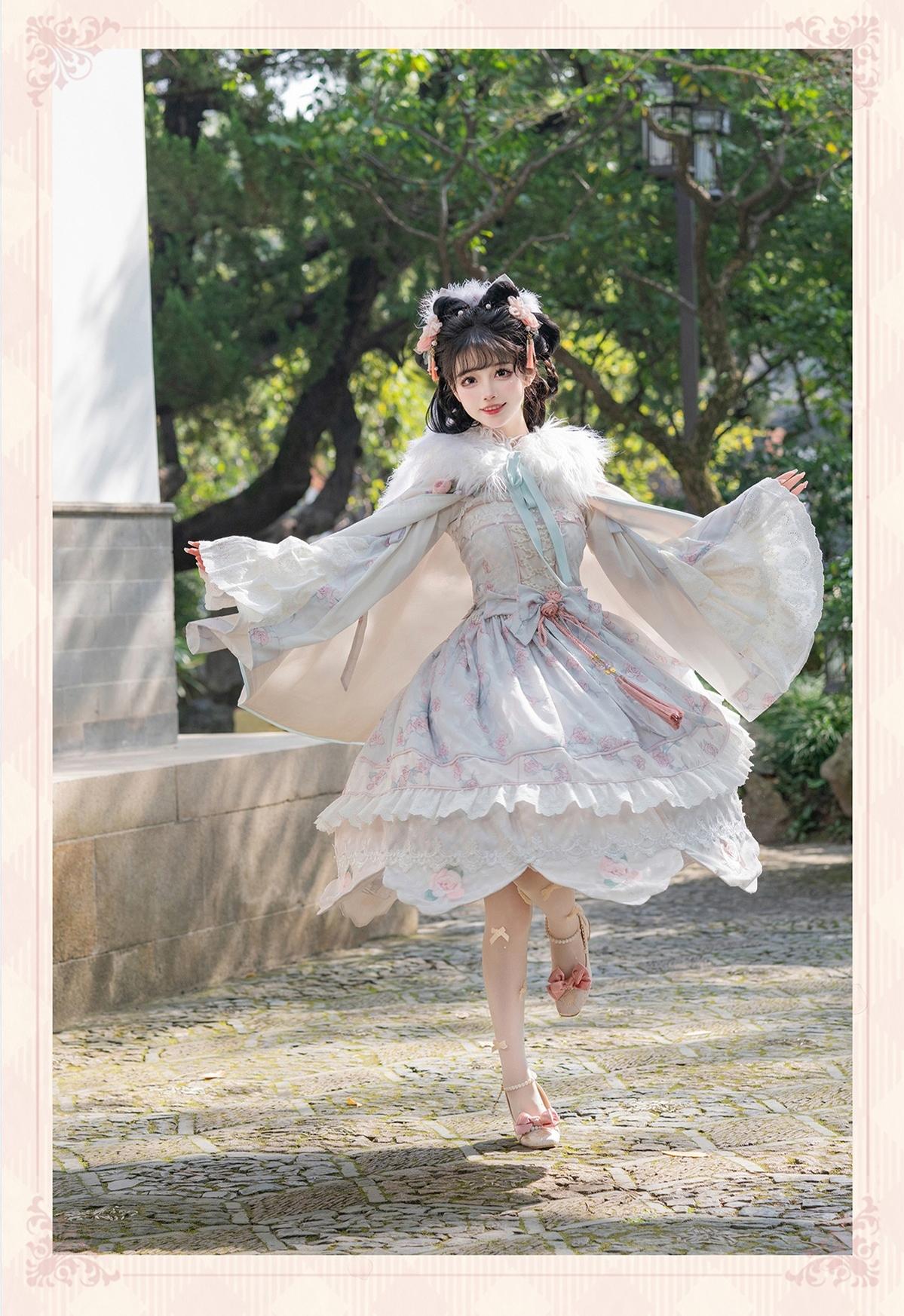 Bramble Rose - Exquisite Luo Shen - Qi Lolita OP Dress Chinese Style Lolita JSK