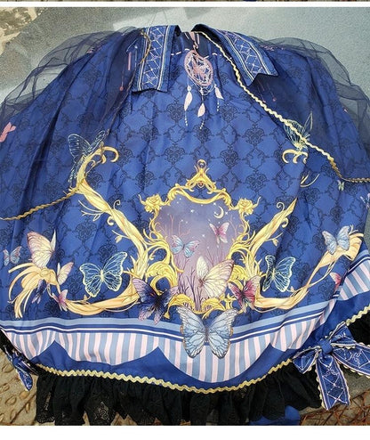 OCELOT - Classic Lolita OP Sailor Collar Elegant Lolita Dress