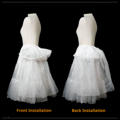 Boguta - Elegant Lolita Hip Petticoat with Detachable Hip Pad