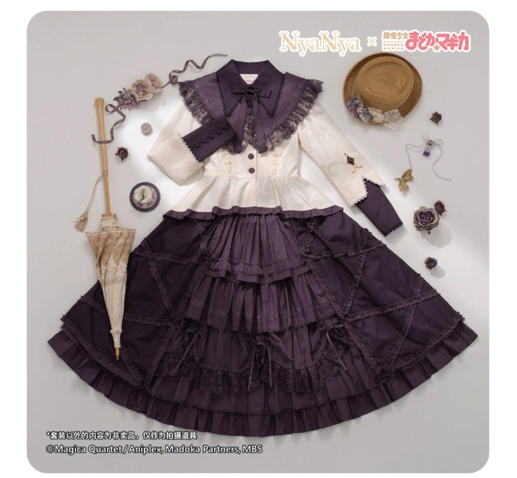 NyaNya - IP Collab Dreamy Memories Themed Lolita OP Dress