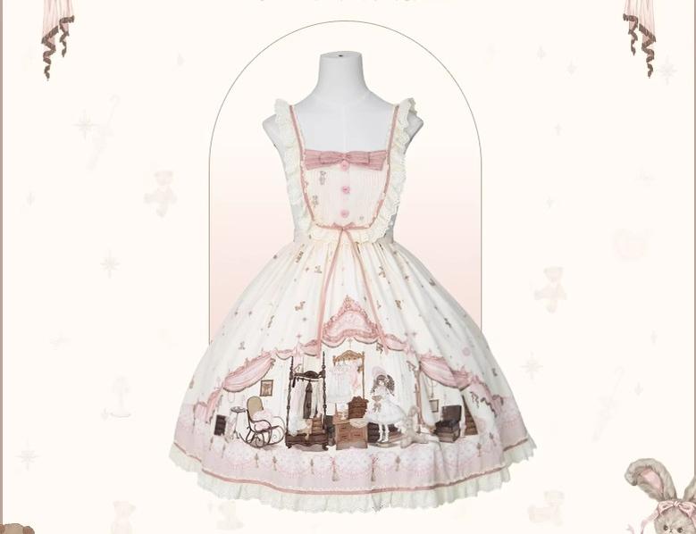 Mademoiselle Pearl - Lovely Lolita Dress OP Cloak Blouse SK Set