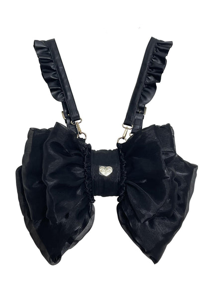 Boguta - Satin Butterfly Bow Bag Versatile Elegance Lolita Bag