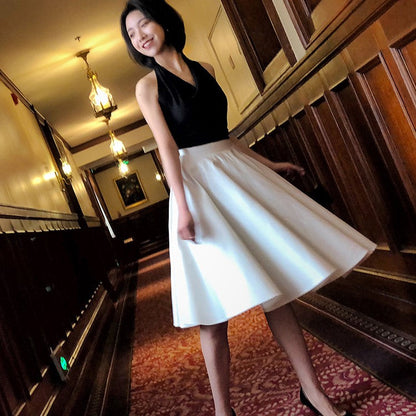 paris party hepburn skirt