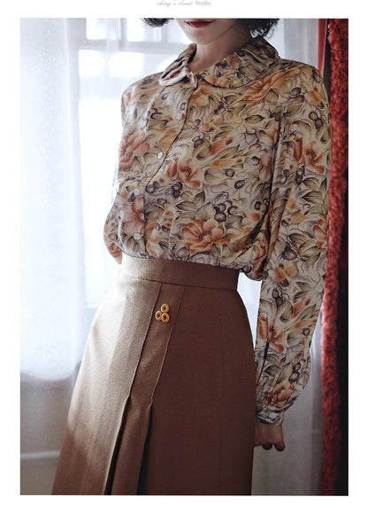 Western-style lady vintage skirt