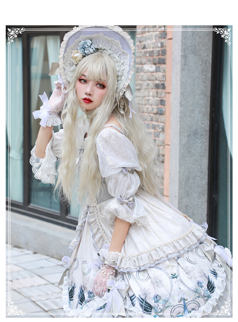 YingLuoFu - Rose Girl - Lolita Tea Party Wedding OP Dress