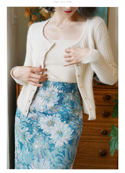 Lady's Classic Knit Cardigan